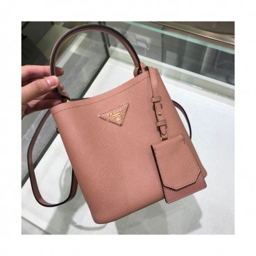 Prada 2019 Double Small Saffiano Tote Shoulder Bag,18cm - 프라다 2019 여성용 두블레 스몰 사피아노 토트 숄더백 ,1BA217
