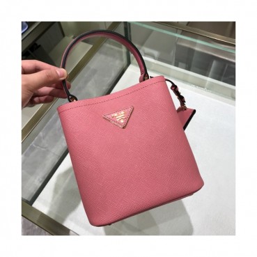 Prada 2019 Double Small Saffiano Tote Shoulder Bag,18cm - 프라다 2019 여성용 두블레 스몰 사피아노 토트 숄더백 ,1BA217