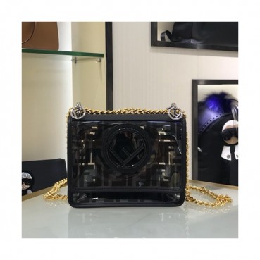 Fendi 2019 Kan I F Shoulder Bag ,19CM - 펜디 2019 칸아이 에프 숄더백 FENB0377,19CM,블랙