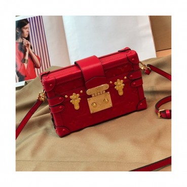 Louis Vuitton Petite Malle Shoulder Bag,19.5cm - 루이비통 쁘띠뜨 말 숄더백 M51600,LOUB1290 ,19.5cm,레드