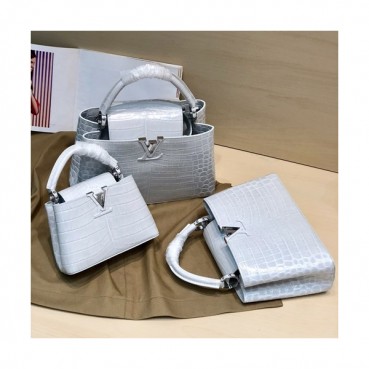 Louis Vuitton 2019 Capucines Shoulder Bag,21/27/31.5cm - 루이비통 2019  카푸신 숄더백  M48865,LOUB1276 ,21/27/31.5cm,화이트