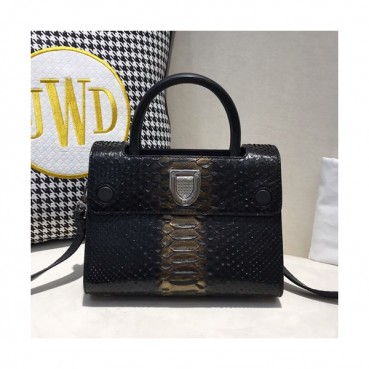 Dior 2019 Ever Leather Tote Shoulder Bag ,21CM - 디올 2019 에버 여성용 레더 토트 숄더백 DIOB0207,21cm,블랙