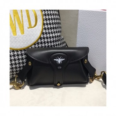 Dior 2019 Leather Shoulder Bag ,19CM - 디올 2019 레더 숄더백,DIOB0206,19CM,블랙