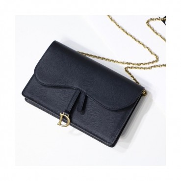 Dior 2019 Chain Shoulder Bag ,22CM - 디올 2019 여성용 체인 숄더백 DIOB0176,22cm,블랙