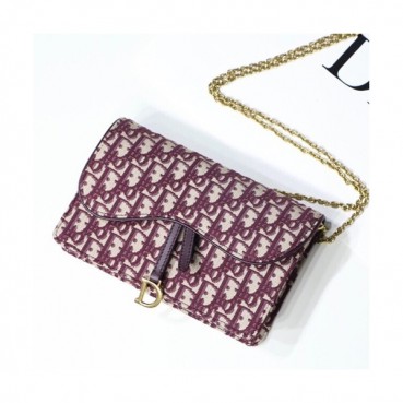 Dior 2019 Chain Shoulder Bag ,22CM - 디올 2019 여성용 체인 숄더백 DIOB0174,22cm,레드