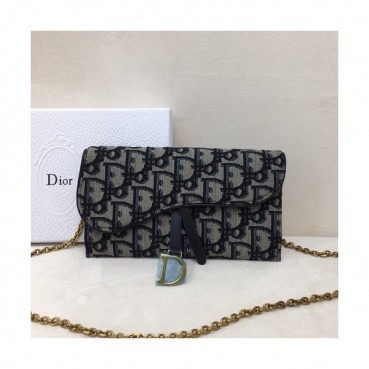 Dior 2019 Chain Shoulder Bag ,19CM - 디올 2019 여성용 체인 숄더백 DIOB0172,19cm,블랙