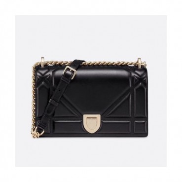 Dior 2019 Dior Rama Archicannage Leather Chain Shoulder Bag ,25CM - 디올 2019 디올라마 Archicannage 레더 여성용 체인 숄더백,DIOB0151,25CM,블랙