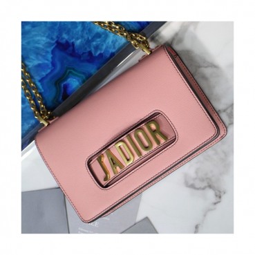 Dior 2019 J'adior Leather Chain Shoulder Bag ,25CM - 디올 2019 자디올 레더 여성용 체인 숄더백,DIOB0143,25CM,핑크