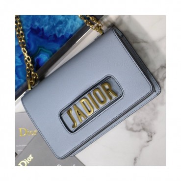 Dior 2019 J'adior Leather Chain Shoulder Bag ,25CM - 디올 2019 자디올 레더 여성용 체인 숄더백,DIOB0142,25CM,연블루