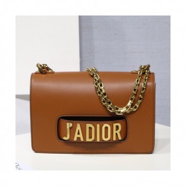 Dior 2019 J'adior Leather Chain Shoulder Bag ,25CM - 디올 2019 자디올 레더 여성용 체인 숄더백,DIOB0139,25CM,브라운