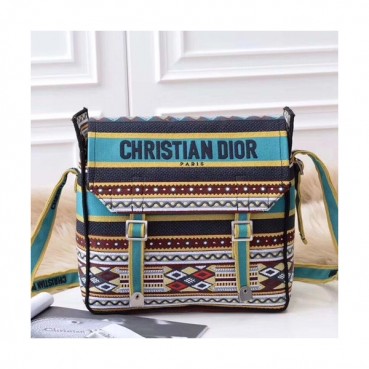 Dior 2019 Canvas Shoulder Bag ,28/30CM - 디올 2019 남여공용 캔버스 숄더백,DIOB0124,28/30CM,블루