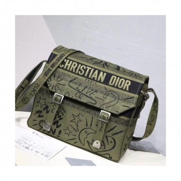 Dior 2019 Canvas Shoulder Bag ,28/30CM - 디올 2019 남여공용 캔버스 숄더백,DIOB0120,28/30CM,카키