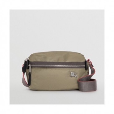 Burberry 2019 Nylon Shoulder Bag ,22CM - 버버리 2019 나일론 남여공용 숄더백,BURB0263,22cm,카키