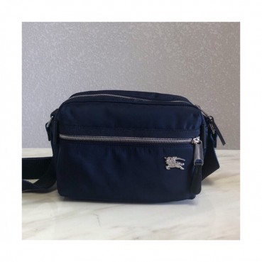 Burberry 2019 Nylon Shoulder Bag ,22CM - 버버리 2019 나일론 남여공용 숄더백,BURB0262,22cm,네이비