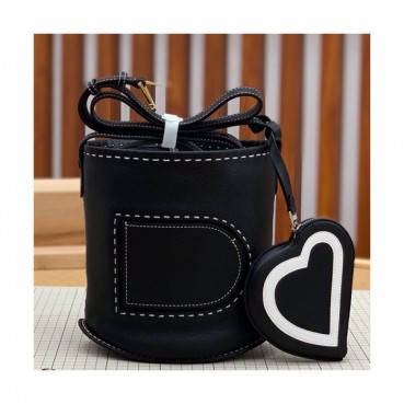 Delvaux 2019 Pin Leather Shoulder Bag- 델보 2019 핀 레더 숄더백,DVB0270 .블랙