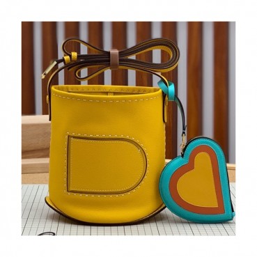 [러블리~]Delvaux 2019 Pin Leather Shoulder Bag- 델보 2019 핀 레더 숄더백,DVB0262 .옐로우