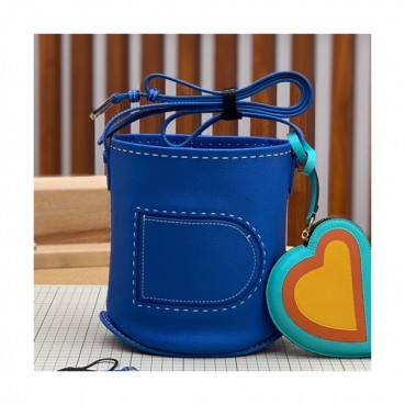 Delvaux 2019 Pin Leather Shoulder Bag- 델보 2019 핀 레더 숄더백,DVB0260 .블루