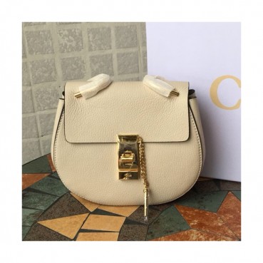 Chole 2019 Drew  Leather Shoulder Bag, 20/23.5cm -  끌로에 2019 드류 레더 숄더백,CLB0047,20/23.5cm,베이지