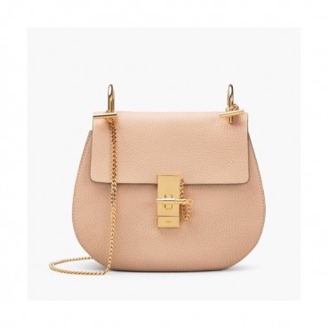 Chole 2019 Drew  Leather Shoulder Bag, 20/23.5cm -  끌로에 2019 드류 레더 숄더백,CLB0042,20/23.5cm,연베이지핑크