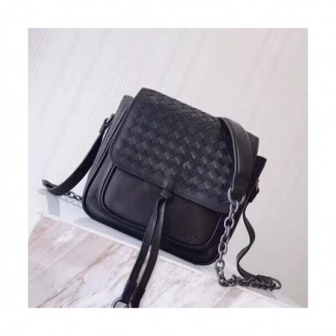Bottega Veneta 2019 Chain Shoulder Bag,19cm - 보테가 베네타 2019 체인 숄더백,444960,BVB0235,19cm,블랙