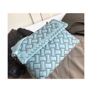 Bottega Veneta 2019 Chain Shoulder Bag,25cm - 보테가 베네타 2019 체인 숄더백, 9988,BVB0210,25cm,스카이블루