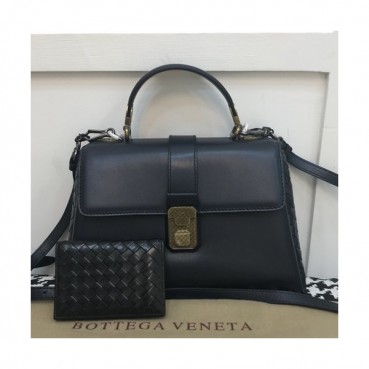 Bottega Veneta 2019 Tote Shoulder Bag,26cm - 보테가 베네타 2019 토트 숄더백, 9921,BVB0161,26cm,네이비