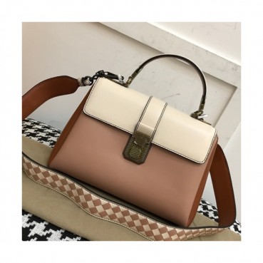 Bottega Veneta 2019 Tote Shoulder Bag,20/25cm - 보테가 베네타 2019 토트 숄더백, 9929,BVB0156,20/25cm,핑크+화이트