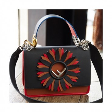 Fendi 2019 Kan I F Shoulder Bag ,25CM - 펜디 2019 칸아이 에프 숄더백 FENB0346,25CM,블랙+브라운