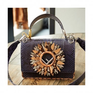 [매장판]Fendi 2019 Kan I F Shoulder Bag ,25CM - 펜디 2019 칸아이 에프 숄더백 FENB0344,25CM,네이비