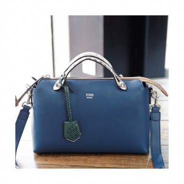 Fendi 2019 Boston Tote Shoulder Bag,28CM - 펜디 2019 여성용 보스턴 토트 숄더백 FENB0337,28CM,블루