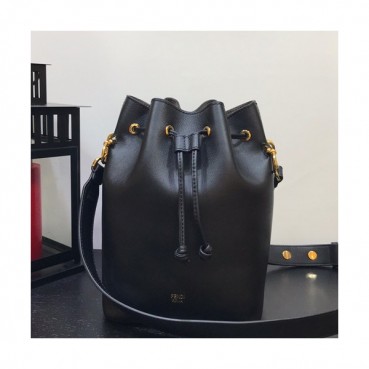 Fendi 2019 Mon Tresor Bucket Shoulder Bag ,24CM - 펜디 2019 몬 트레조 버킷 숄더백  FENB0314,24CM,블랙