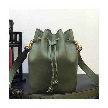 Fendi 2019 Mon Tresor Bucket Shoulder Bag ,24CM - 펜디 2019 몬 트레조 버킷 숄더백  FENB0313,24CM,그린