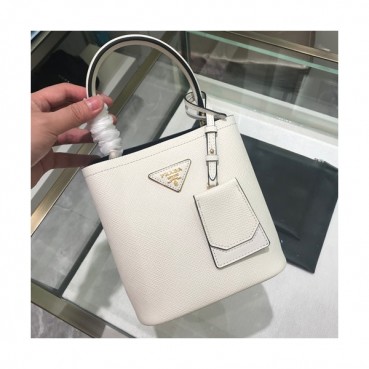 Prada 2019 Double Small Saffiano Tote Shoulder Bag,18cm - 프라다 2019 여성용 두블레 스몰 사피아노 토트 숄더백 ,1BA217