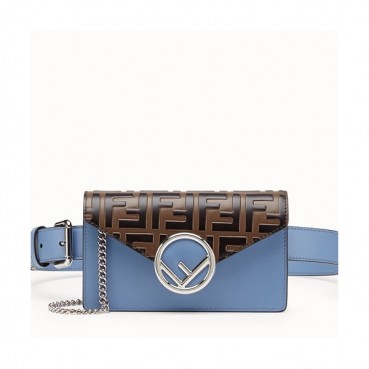 Fendi 2019 Leather Belt Bag Shoulder Bag, 17.5cm - 펜디 2019 레더 벨트백 숄더백,FENB0195,17.5cm,블루