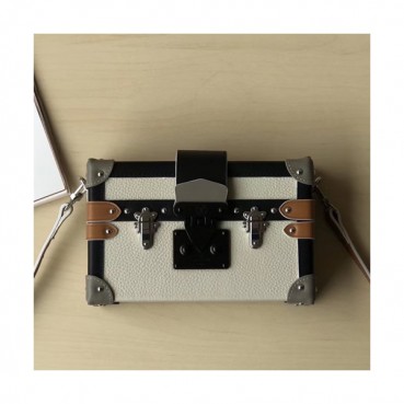 Louis Vuitton 2019 Petite Malle Shoulder Bag,19cm - 루이비통 2019 쁘띠뜨 말 숄더백 M51600,LOUB1253 ,19cm,화이트