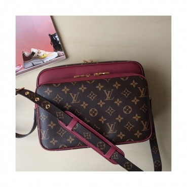Louis Vuitton 2019 Nil Slim Shoulder Bag,20cm - 루이비통 2019 닐 슬림 숄더백 M51478,LOUB1251,20cm,브라운+와인