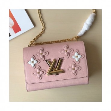 Louis Vuitton 2019 Epi Leather Twist Chain Shouder Bag,23cm - 루이비통 2019 에삐 레더 트위스트 체인 숄더백 ,M53762,LOUB1242,23cm,핑크
