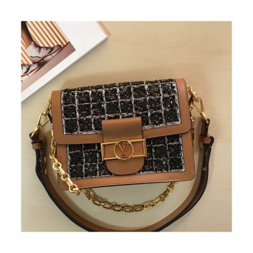 [매장판]Louis Vuitton 2019 Dauphine Shoulder Bag,20/25cm - 루이비통 2019 다프네 여성용 숄더백,M53777,LOUB1208 ,20/25cm,블랙