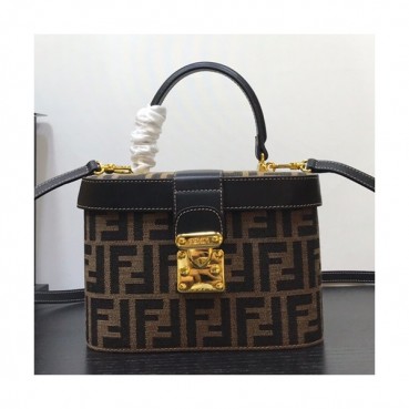 Fendi 2019 Tote Shoulder Bag,21CM - 펜디 2019 여성용 토트 숄더백 FENB0169,21CM,블랙