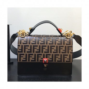 Fendi 2019 Tote Shoulder Bag ,26CM - 펜디 2019 여성용 토트 숄더백 FENB0136,26CM,브라운+블랙