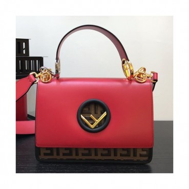 Fendi 2019 Kan I F Shoulder Bag ,26CM - 펜디 2019 칸아이 에프 숄더백 FENB0127,26CM,레드