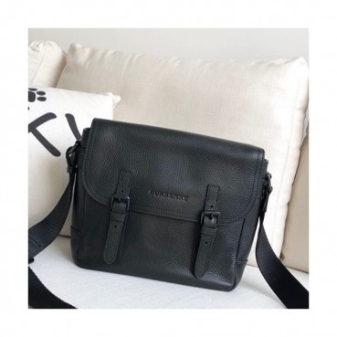 Burberry 2019 Leather Shoulder Bag ,30CM - 버버리 2019 레더 남성용 숄더백,BURB0257 ,30cm,블랙