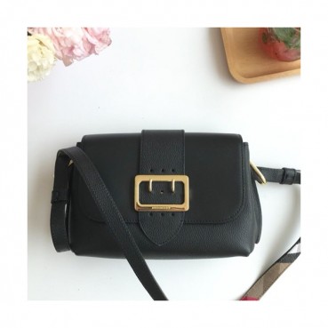 Burberry 2019 Buckle Shoulder Bag, 23cm - 버버리 2019 버클 여성용 숄더백,BURB0247,23cm,블랙