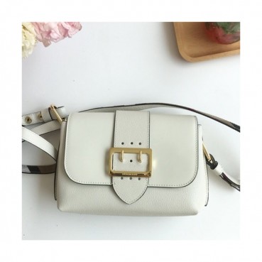 Burberry 2019 Buckle Shoulder Bag, 23cm - 버버리 2019 버클 여성용 숄더백,BURB0246,23cm,화이트
