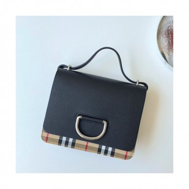 Burberry 2019 Leather Shoulder Bag, 17.5/20/27cm - 버버리 2019 레더 여성용 숄더백,BURB0240,17.5/20/27cm,블랙