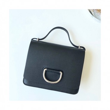 [모던&시크]Burberry 2019 Leather Shoulder Bag, 17.5/20/27cm - 버버리 2019 레더 여성용 숄더백,BURB0239,17.5/20/27cm,블랙