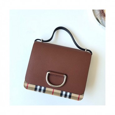 Burberry 2019 Leather Shoulder Bag, 17.5/20/27cm - 버버리 2019 레더 여성용 숄더백,BURB0237,17.5/20/27cm,브라운