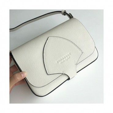 Burberry 2019 Leather Shoulder Bag, 19cm - 버버리 2019 레더 여성용 숄더백,BURB0230,19cm,아이보리