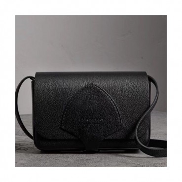 Burberry 2019 Leather Shoulder Bag, 19cm - 버버리 2019 레더 여성용 숄더백,BURB0229,19cm,블랙