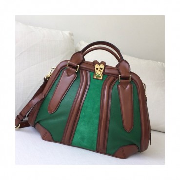 Burberry 2019 Tote Shoulder Bag,45CM - 버버리 2019 여성용 토트 숄더백,BURB0183,45CM,그린+브라운